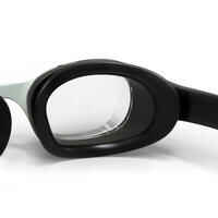 Swimming Goggles Corrective Lenses Short-Sightedness XBASE OPTIQUE Clear / Black