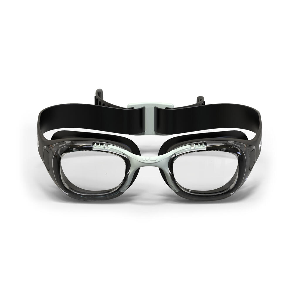 Lunettes de Natation Correctrices XBASE - Verres Clairs - Taille Unique - Noir