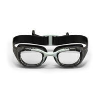 Crne naočare za plivanje sa čistim sočivima XBASE 100