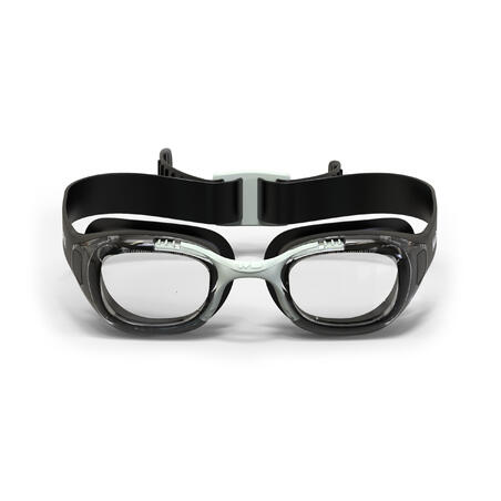 Lunettes de Natation Correctrices XBASE - Verres Clairs - Taille Unique - Noir