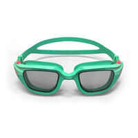 Kids' Swimming Goggles Clear Lenses SPIRIT Green Pink