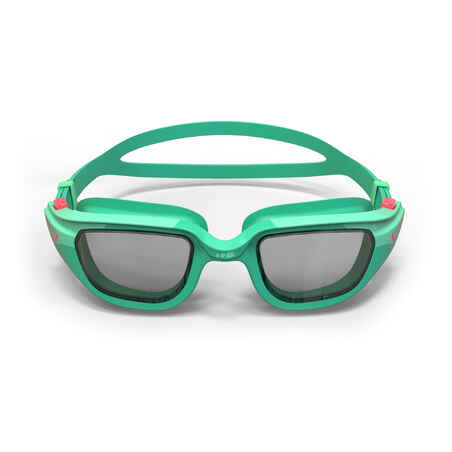 Kids' Swimming Goggles Clear Lenses SPIRIT Green Pink