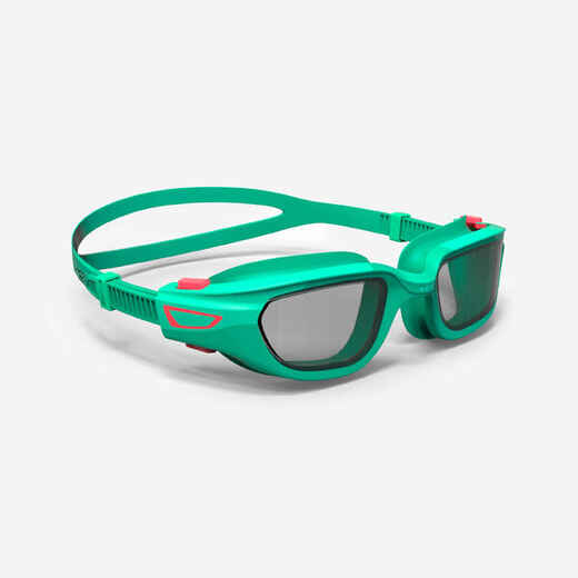 
      Vaikiški plaukimo akiniai skaidriais stiklais „Spirit“, žalios, rožinės spalvos
  