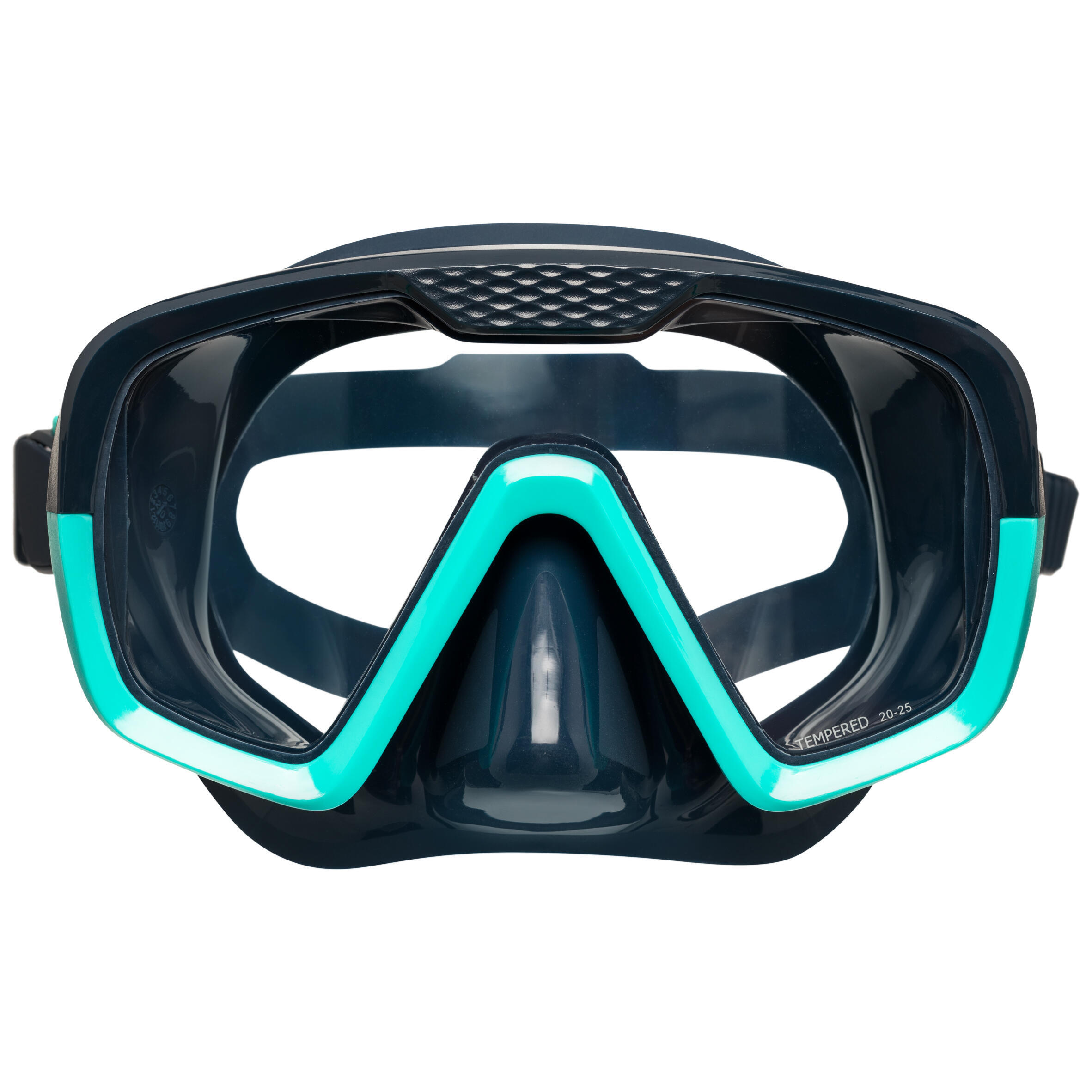 Diving Mask - 100 SCD Two-tone Opaque Blue 2/8