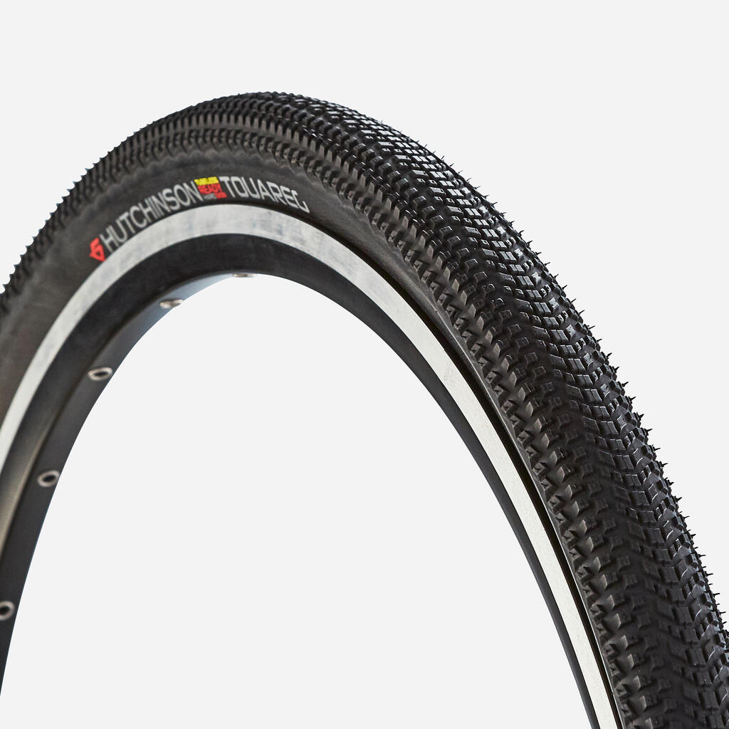 700x40 Hardskin Tubeless Ready Gravel Bike Tyre Touareg - Black