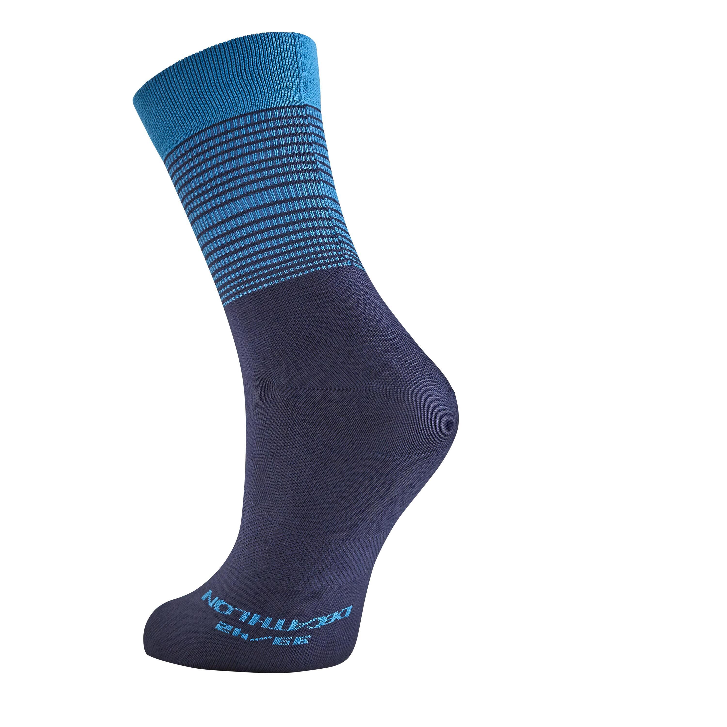 Summer Road Cycling Socks 520 - Blue 3/3