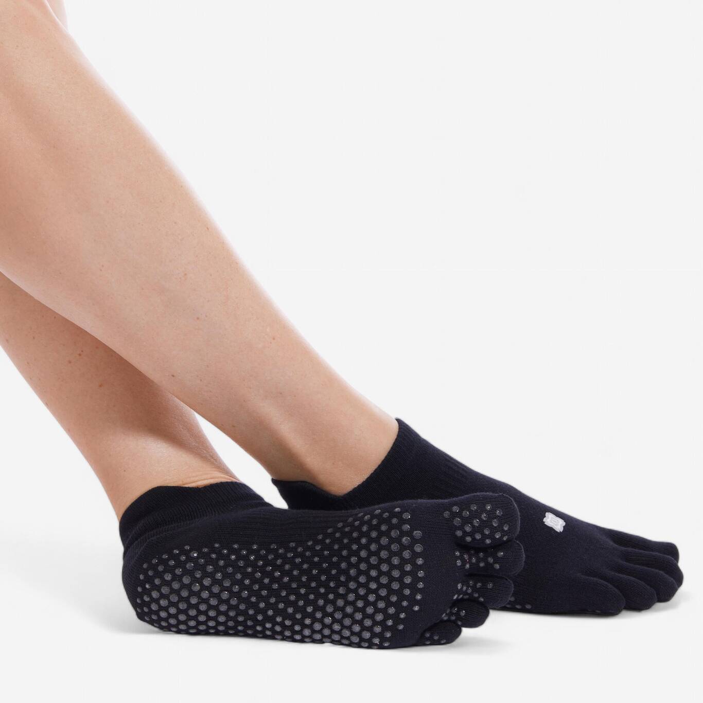 Non-Slip Yoga Toe Socks - Black