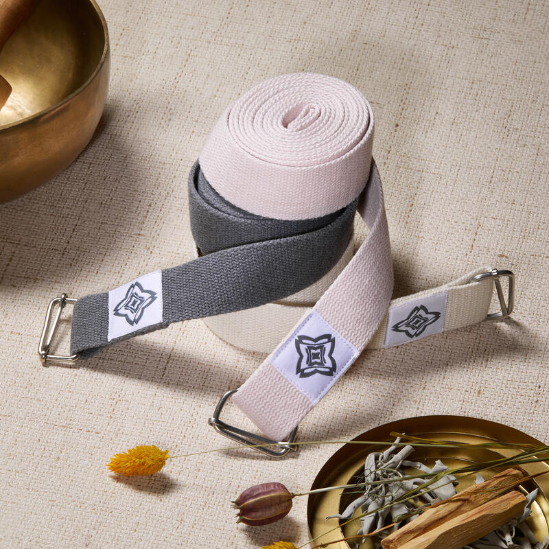 Organic Cotton Yoga Strap - Pink