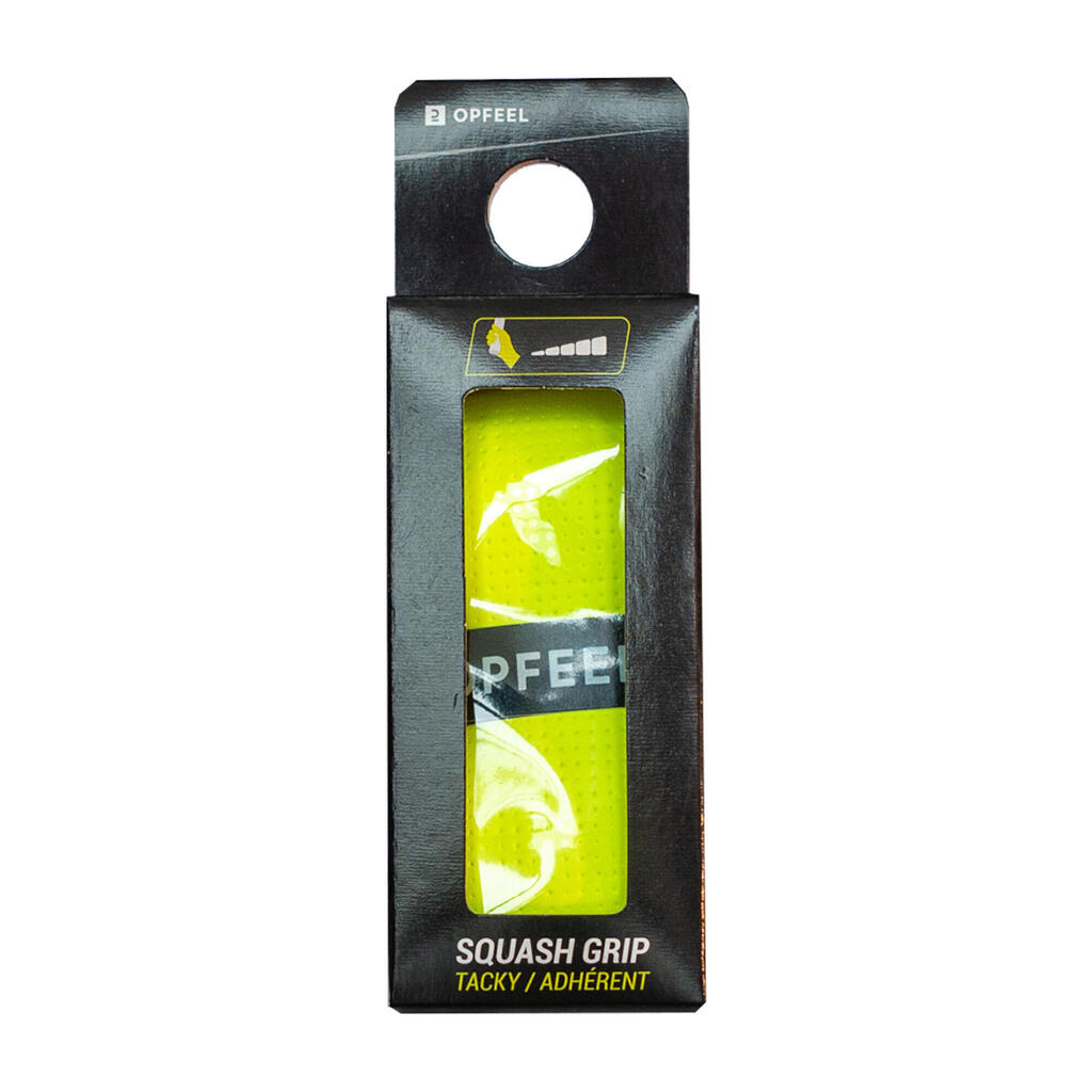 GRIP DE SQUASH TACKY JAUNE