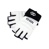 Перчатки для тхэквондо бело-черные Khan