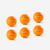 Balles de tennis de table ttb 100 1* 40+ x6 orange (fabriquée en france)