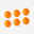 Tischtennisbälle TTB 100 1* 40+ 6 Stück orange 