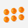 Tischtennisbälle TTB 100 1* 40+ 6er Pack orange 