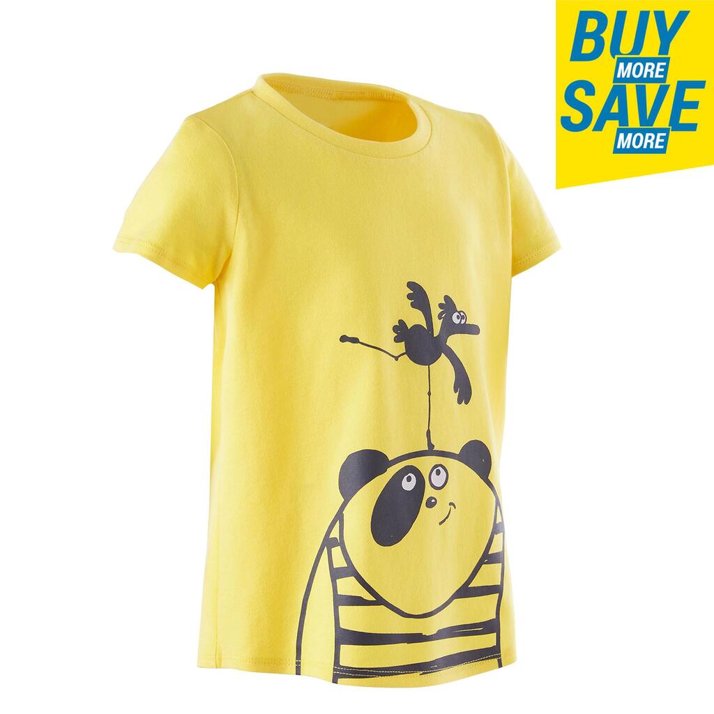 T-Shirt Baby/Kleinkind Baumwolle - Basic gelb 