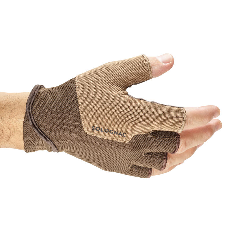 GANTS MITAINES BALL TRAP MARRON