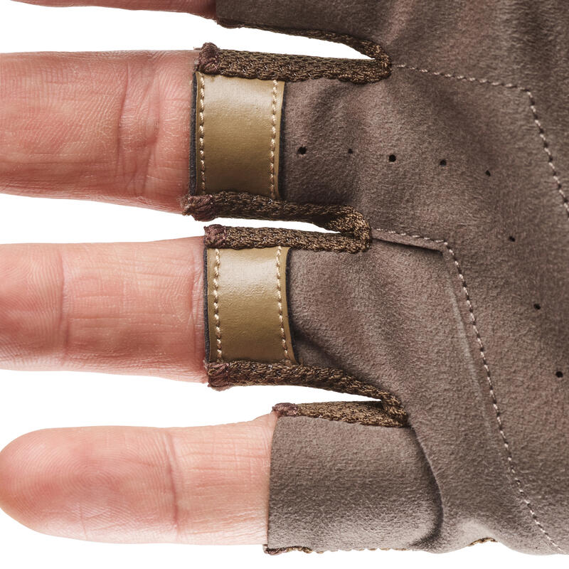 GANTS MITAINES BALL TRAP MARRON