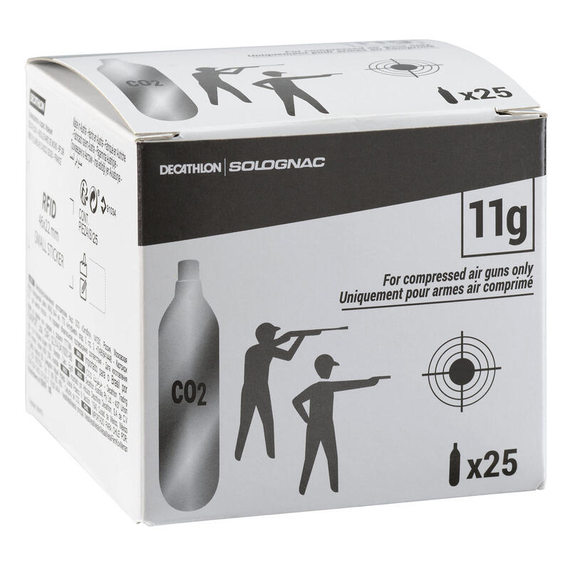 CO2-patroon voor luchtbuks 11 g x25