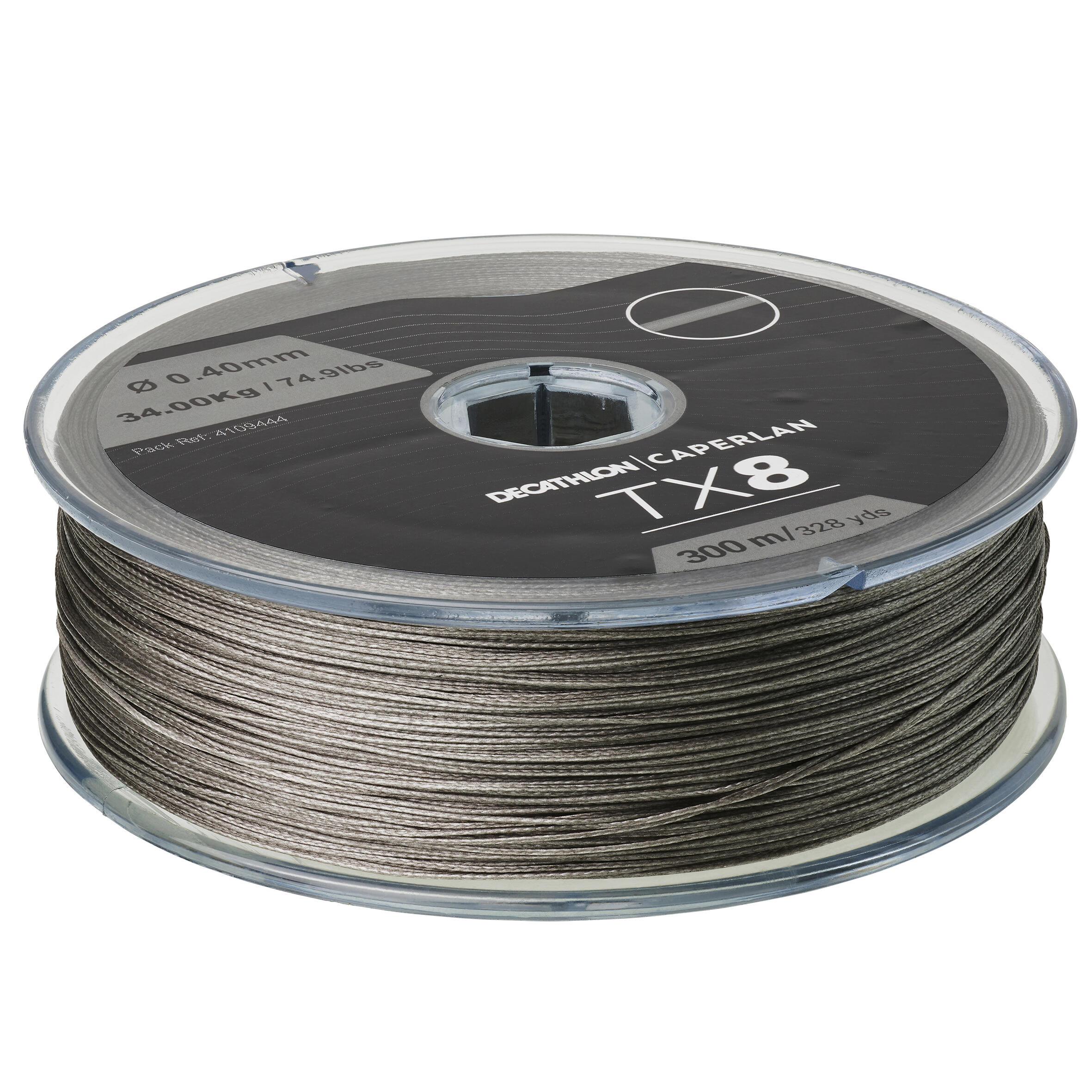 Multifilament Pescuit cu Năluci TX8 300m 40/100 Gri