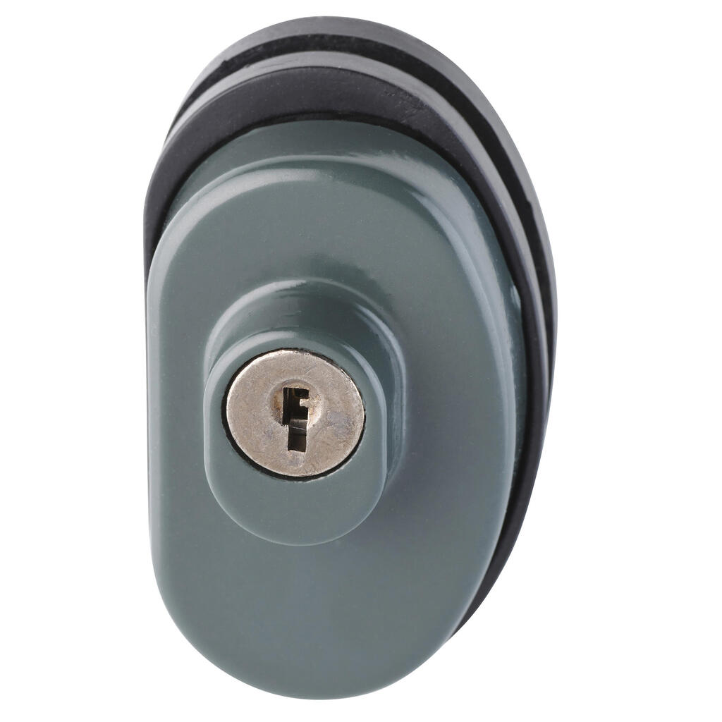 KEYED TRIGGER LOCK - GREY