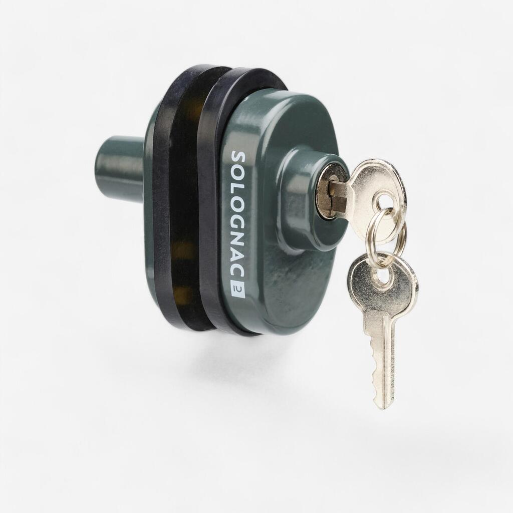 Keyed trigger lock - grey