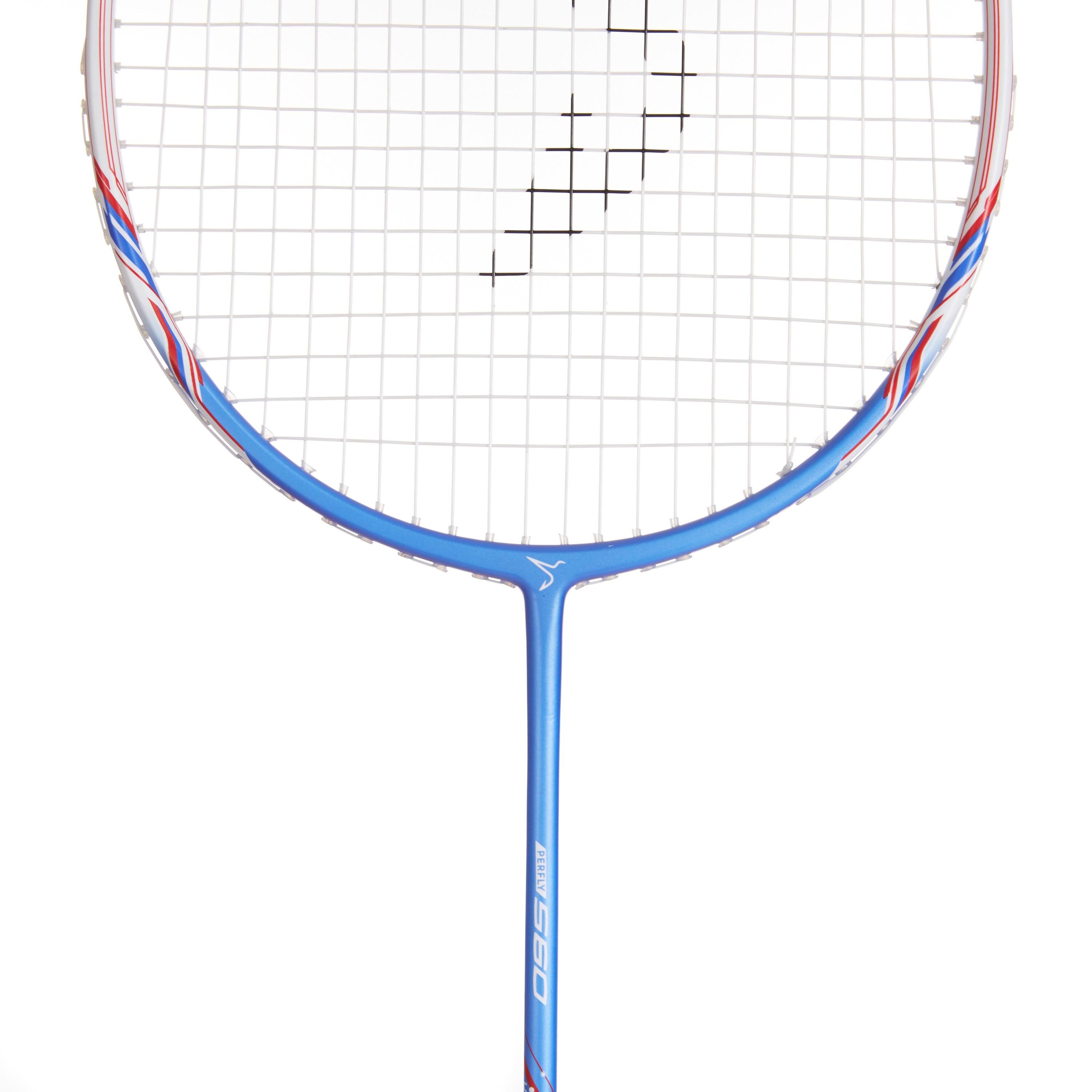 ADULT BADMINTON RACKET BR 560 LITE BLUE WHITE 5/28