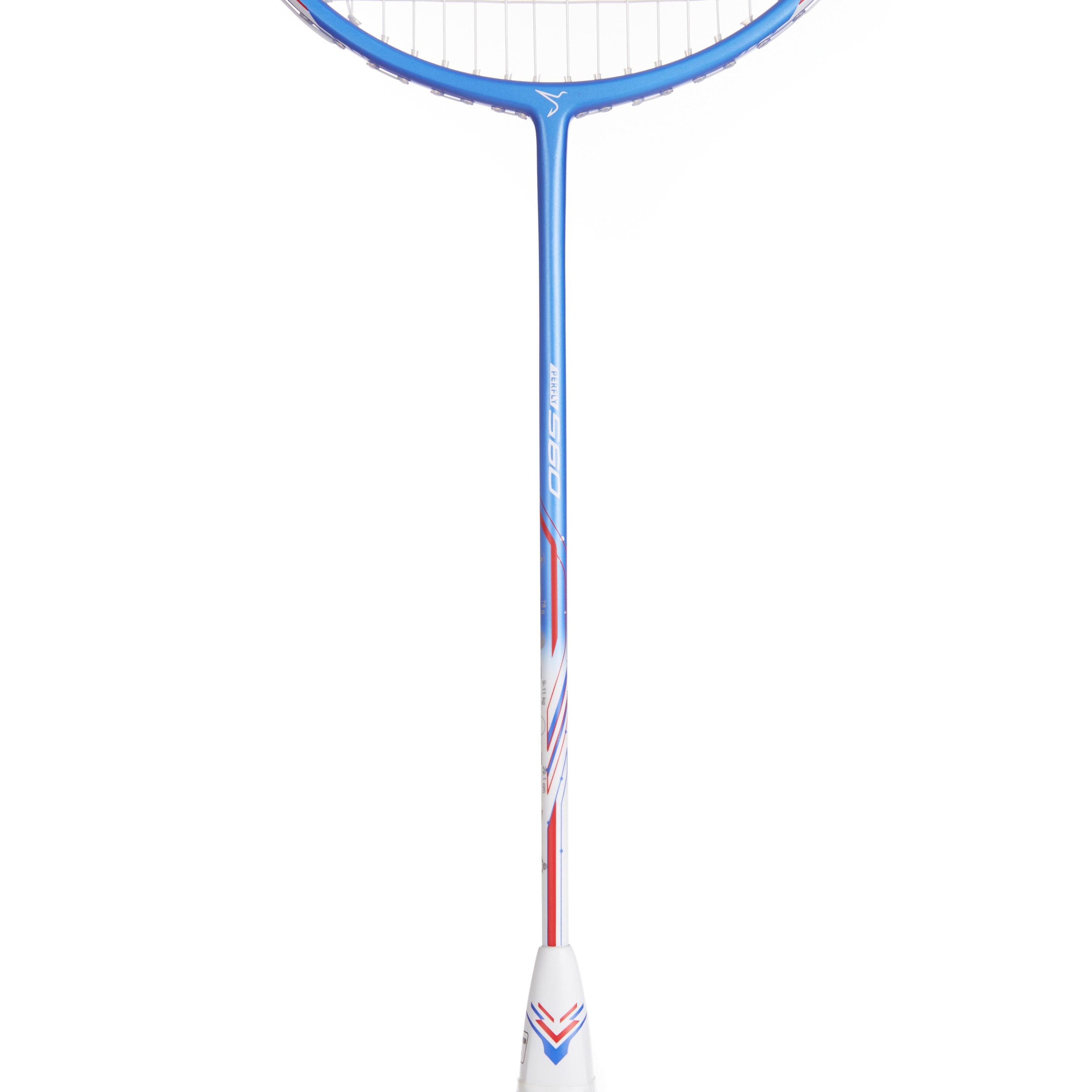 ADULT BADMINTON RACKET BR 560 LITE BLUE WHITE 9/28