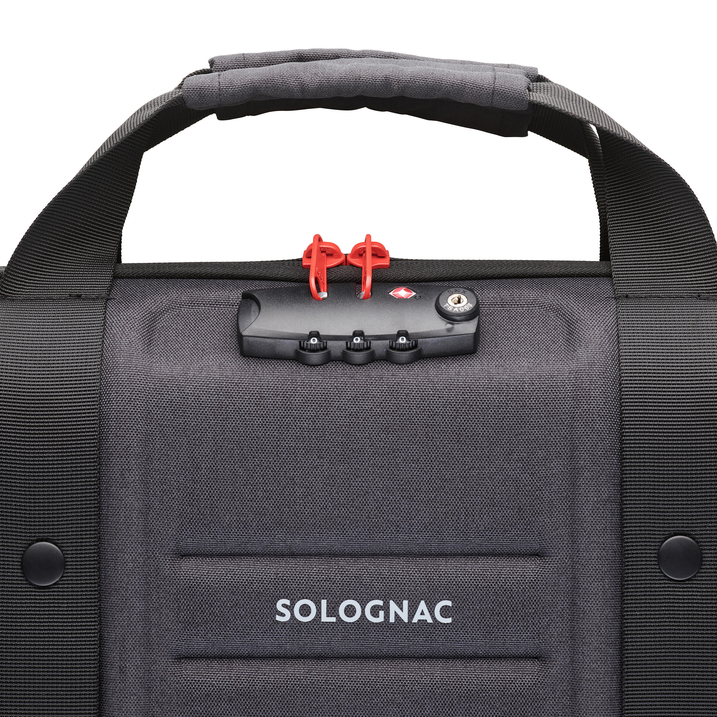 SOLOGNAC Polotvrdý kufrík na prenášanie krátkej zbrane 90 cm alebo rozobranej pušky bez · záber 5