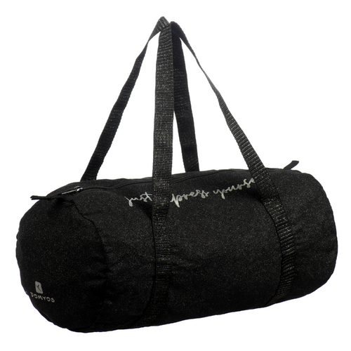 Sac de danse tube noir fille