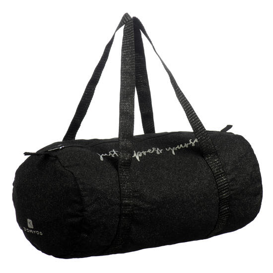Sac de danse tube noir fille