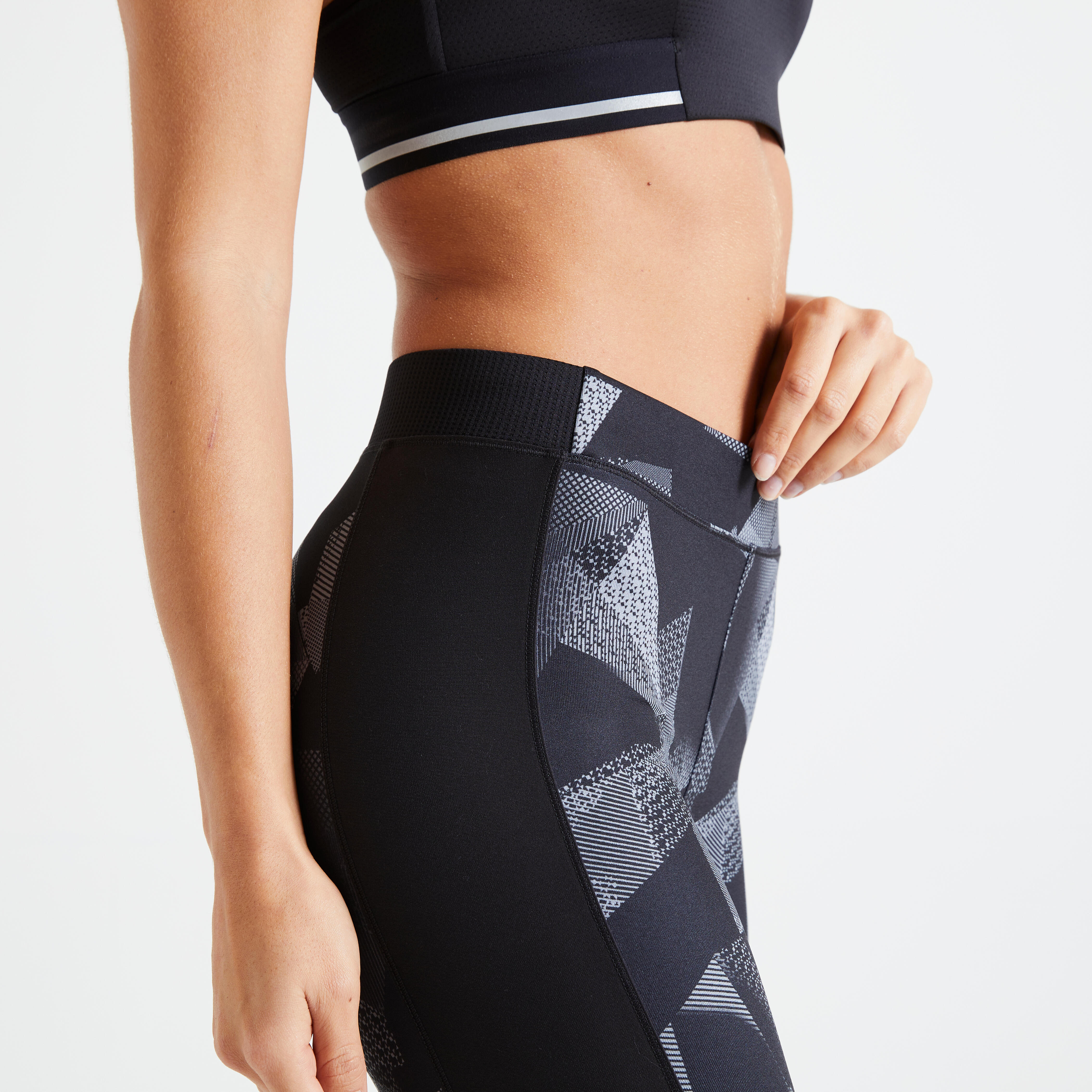 Fitness Short Leggings with Phone 