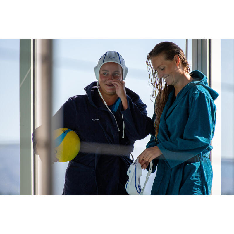 Halat bumbac WATER POLO 900 Albastru Închis Damă 