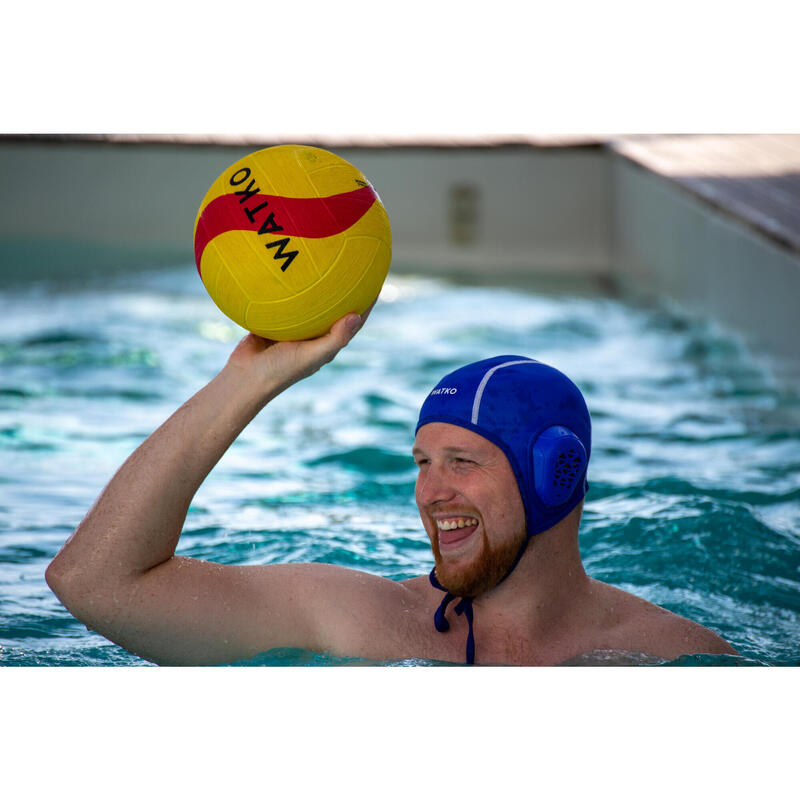 CASCĂ WATER POLO WP900 Albastru Adulți