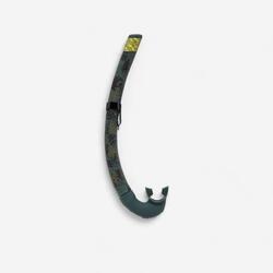 Soepele snorkel camouflage SPF 500 voor harpoenvissers die vrijduiken