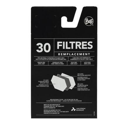PACK DE 30 FILTRES POUR CACHE COL BUFF