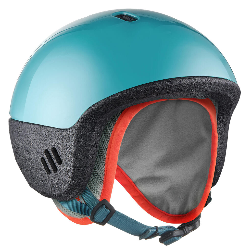 Skihelm Schlittenhelm Baby 2-in-1 - orange 