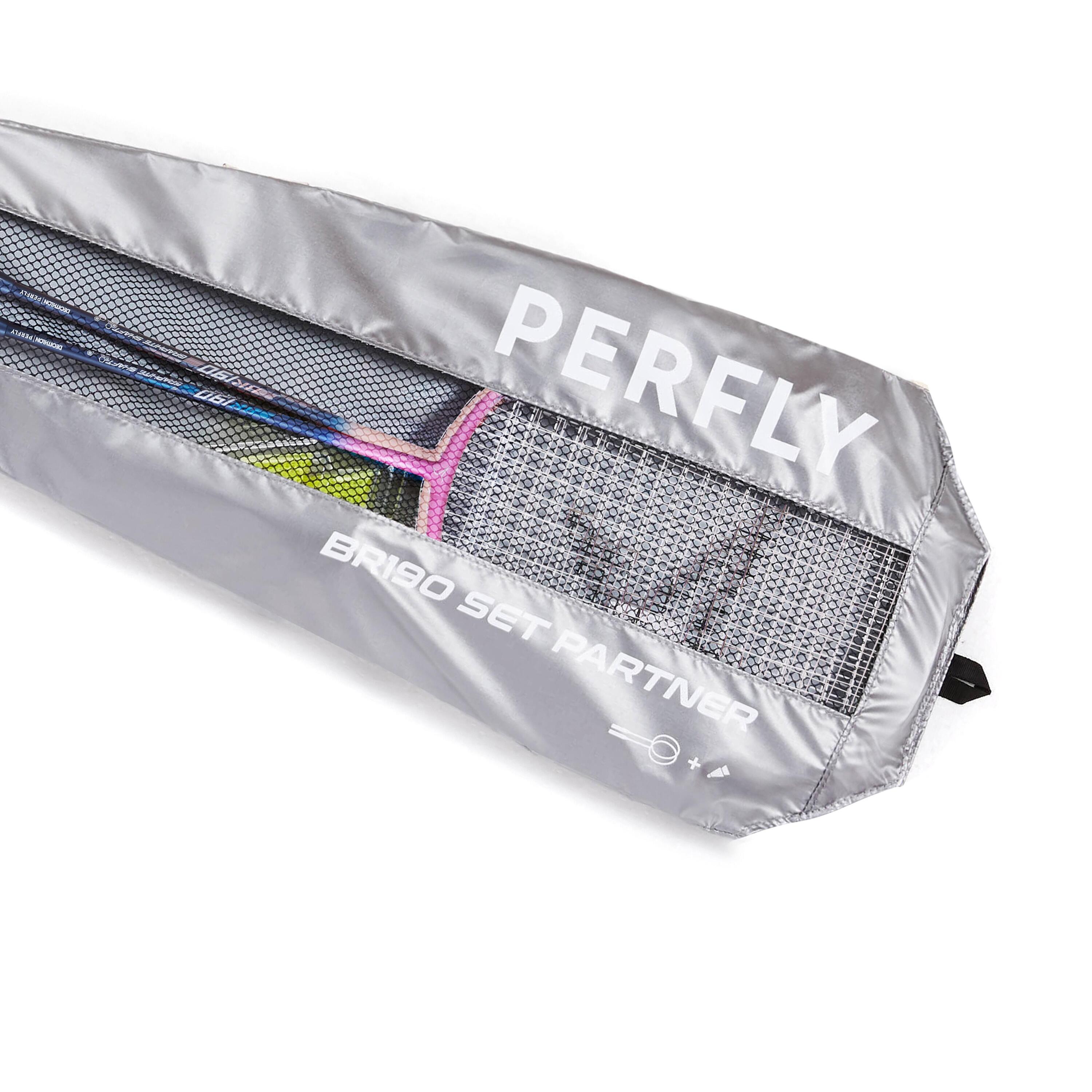 ADULT BADMINTON RACKET BR 190 SET PARTNER VIOLET PINK 5/50