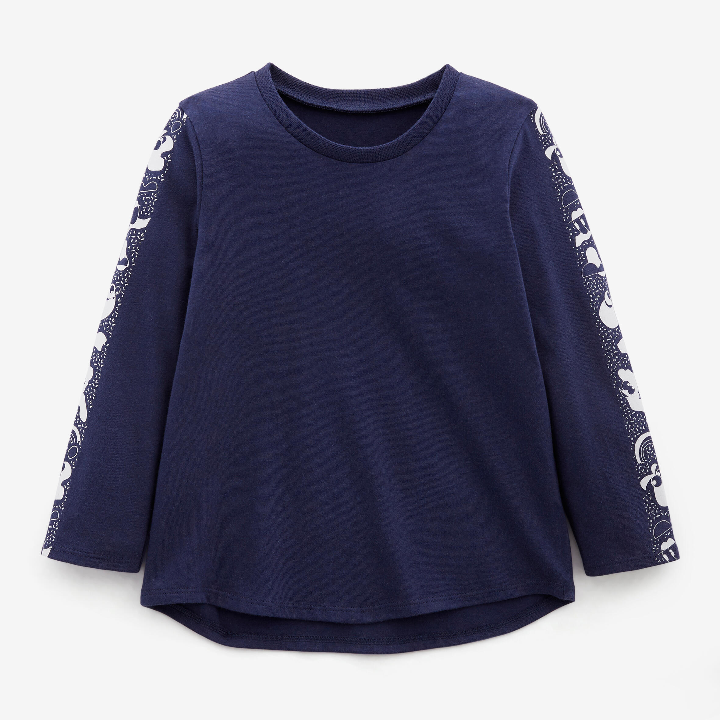 Kids' Baby Gym Long-Sleeved T-Shirt - Navy Blue 2/4