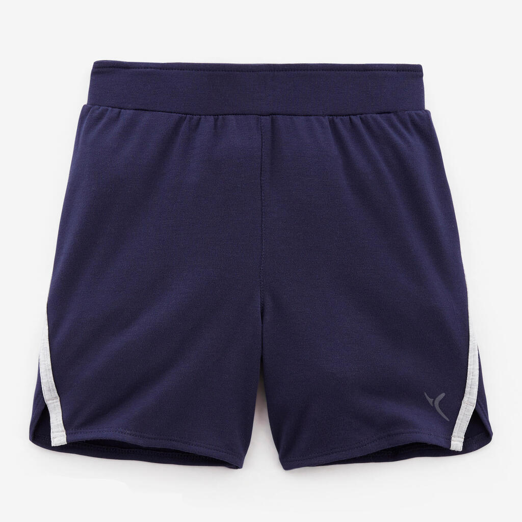 Kids' Breathable Adjustable Shorts 500 - Navy Blue