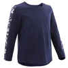 Kids' Baby Gym Long-Sleeved T-Shirt - Navy Blue