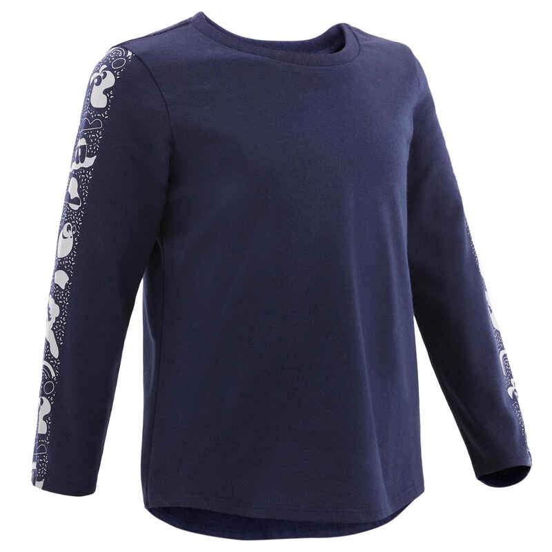 Langarmshirt Babyturnen marineblau Langarmshirt Babyturnen marineblau