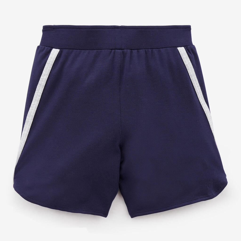 Kids' Breathable Adjustable Shorts 500 - Navy Blue