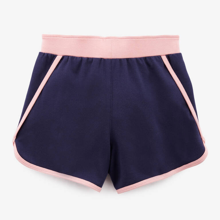 Kids' Breathable Adjustable Shorts 500 - Navy Blue