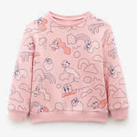 Kids' Baby Gym Sweatshirt Decat'oons - Pink Print