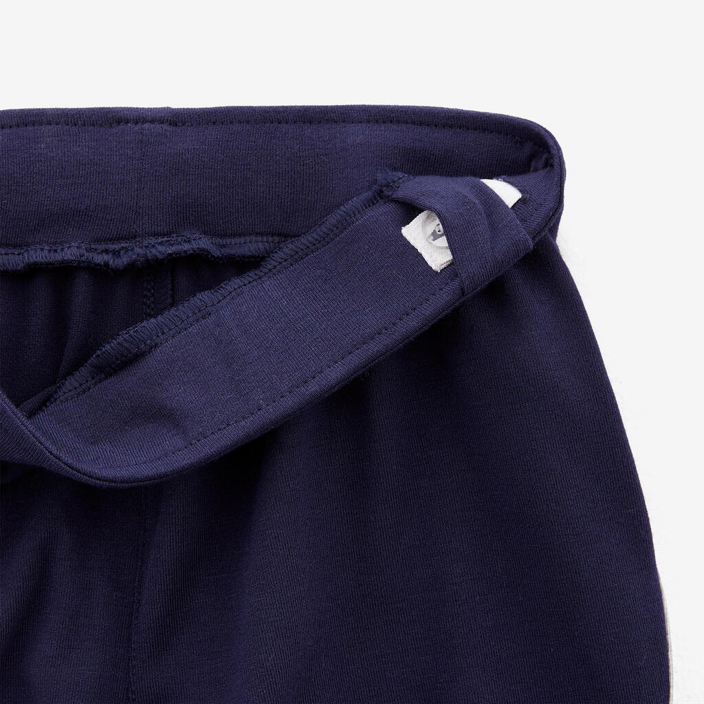 Kids' Breathable Adjustable Shorts 500 - Navy Blue