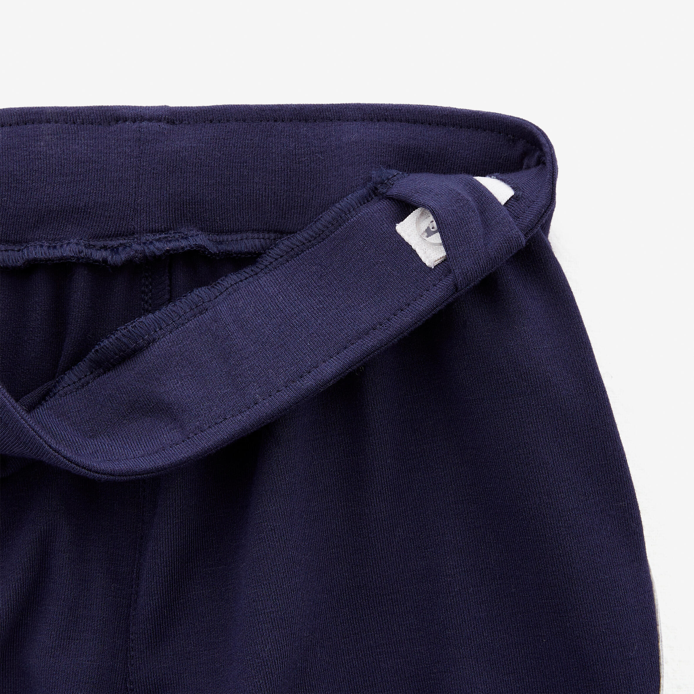 Kids' Breathable Adjustable Shorts 500 - Navy Blue 4/4