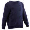 Girls' and Boys' Baby Gym Sweatshirt 100 - Navy Blue