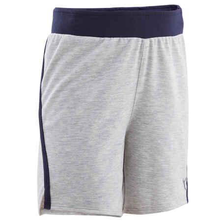 Short Gimnasia Infantil 500 niños Gris