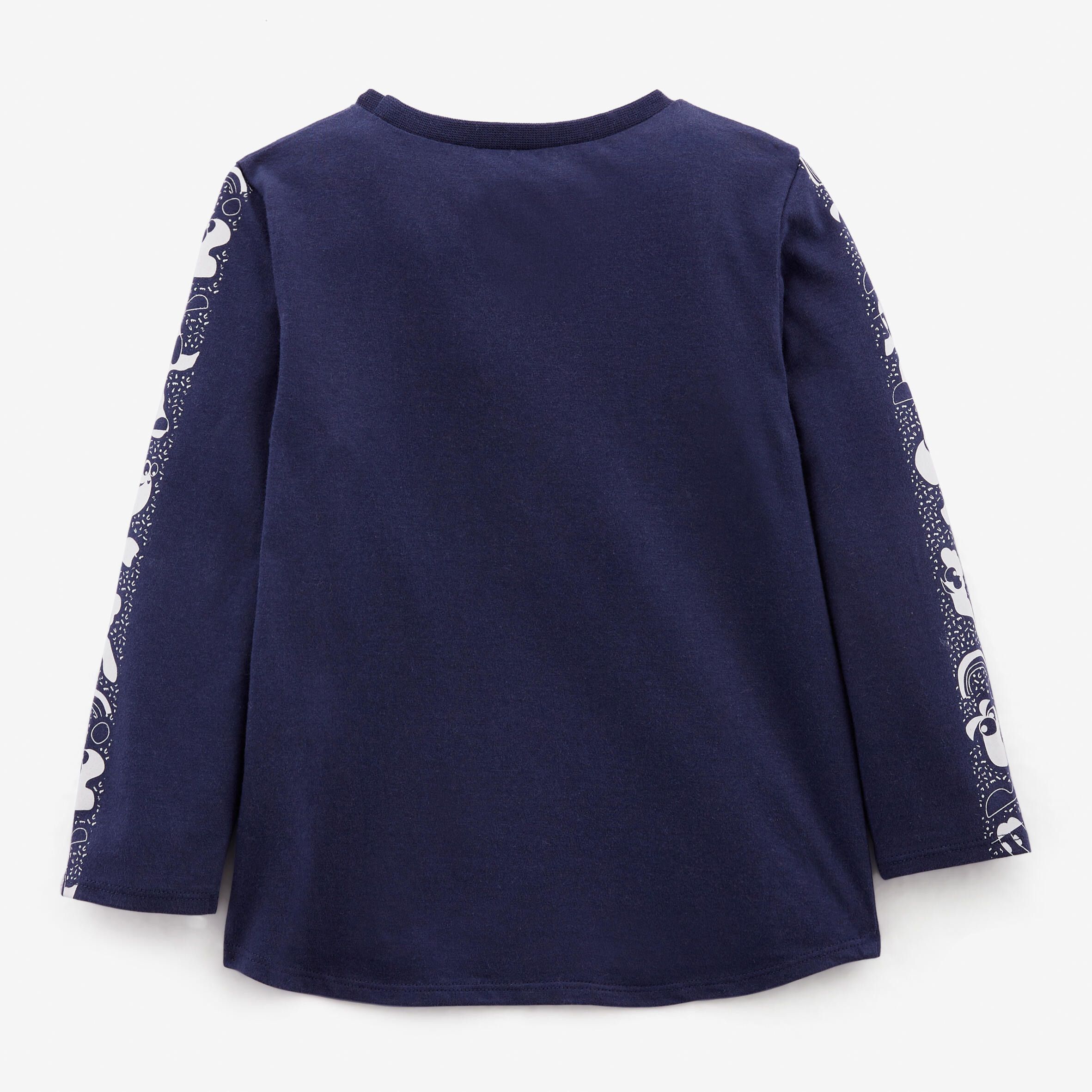 Kids' Baby Gym Long-Sleeved T-Shirt - Navy Blue 3/4