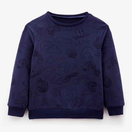 Kids' Baby Gym Sweatshirt Decatoons - Navy Blue Print