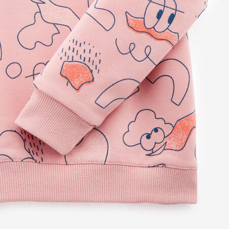 Sweat Decat'oons imprimé rose Baby Gym enfant